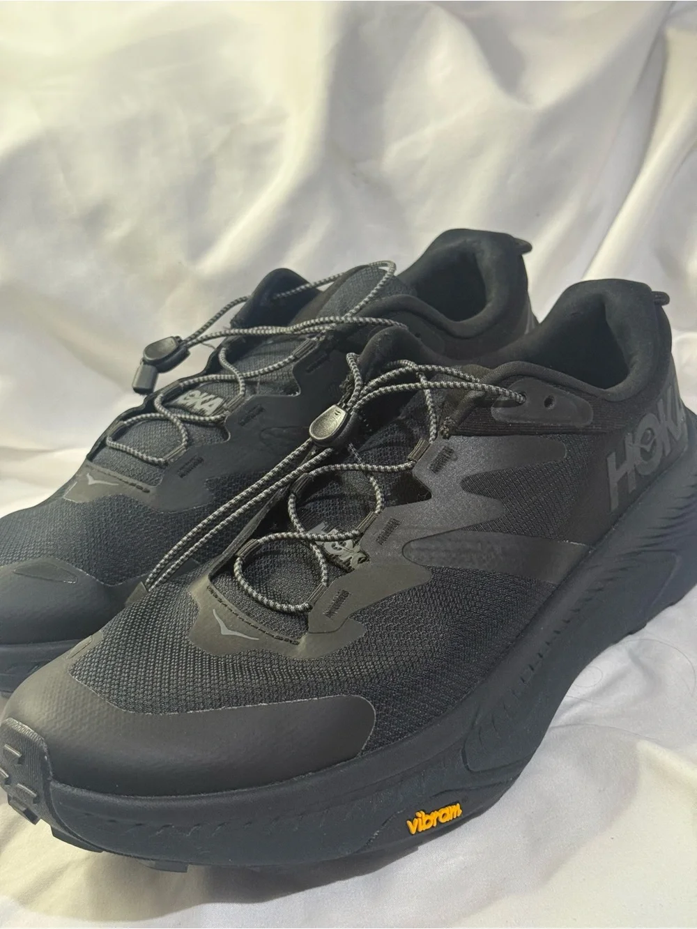 Hoka One On Mens 12D Black Transport Cordura Running Shoes PerformanceSneakers